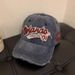 American Vintage Baseball Washed Distressed Denim Wide Brim Duckbill Cap Internet Celebrity Same Style Face Slimming Hat_viptrois.com