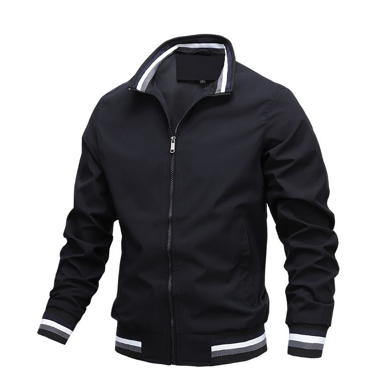 Fashion Men’s Windbreaker Jacket White Casual Jacket Men Outdoor Waterproof Sports Coat Spring Summer Bomber jacket Men_viptrois.com