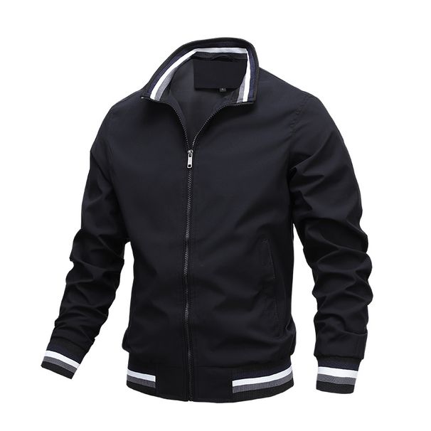 Fashion Men’s Windbreaker Jacket White Casual Jacket Men Outdoor Waterproof Sports Coat Spring Summer Bomber jacket Men_viptrois.com