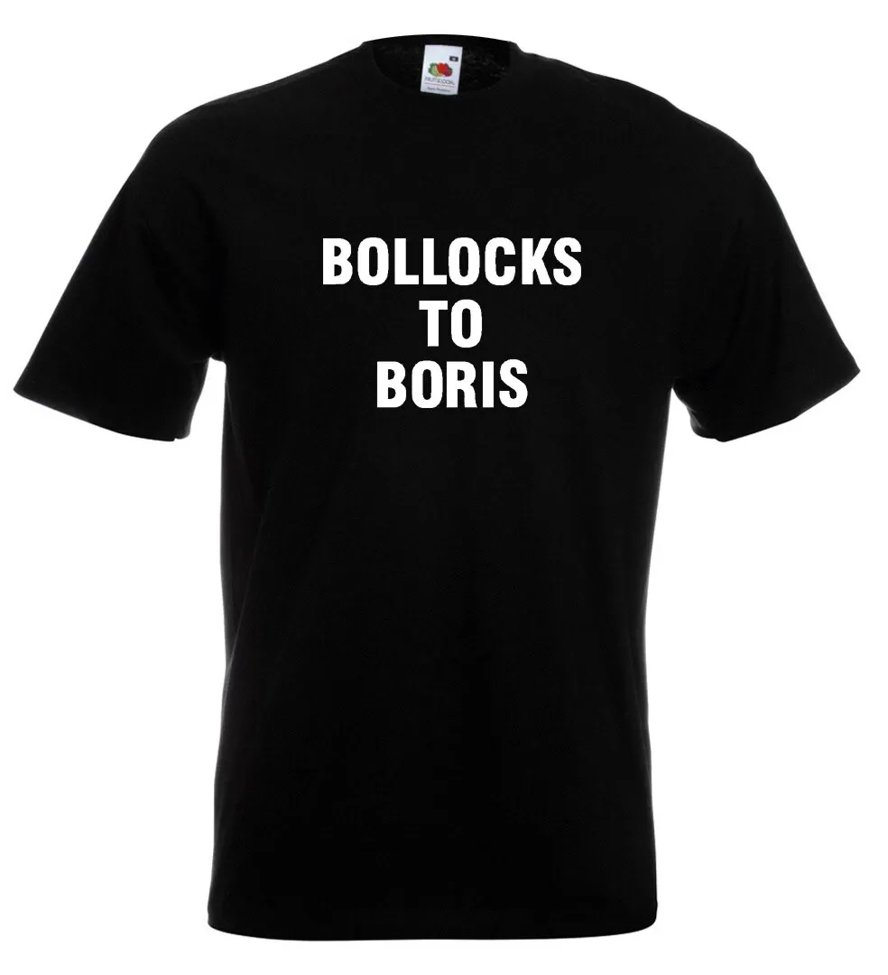 Boris Johnson T Shirt Mens Womens Tees Top Bollocks To Boris_viptrois.com