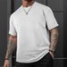 Men's Casual Short Sleeve T-Shirt - Summer Loose Fit Round Neck Tee With Floral Print (White, Gray, Black, Orange, Brown, Navy Blue)_viptrois.com