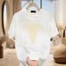 Men's Clothing Cotton Short Sleeved T Shirt Casual Trend Men And Women Summer Ins White Round Neck Top Trendy Versatile Men's Half Sleeve_viptrois.com