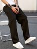 Men's Street Style Multi Color Casual Trousers Fashionable Solid Color Long Pants Versatile American Style in Stock_viptrois.com