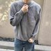 Double-Knit 48s Zip-Up Sweater Cardigan – Relaxed Fit With Jacquard Detailing_viptrois.com