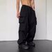 Men's Clothing 2025 Hot Style Quick Drying Overalls For Men And Women High Waist Wide Leg Casual Sports Trousers American Parachute Trendy Trousers_viptrois.com
