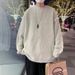 Winter new soft and thick sweater round neck ins trendy brand niche design retro knit sweater_viptrois.com