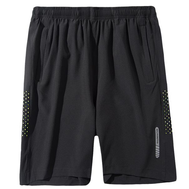 K Sports Shorts, Thin, Breathable, Quick Drying, Loose, Running, Casual, Five Quarter Stretch Men's Beach Pants_viptrois.com