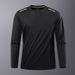 Men's Performance Long Sleeve T-Shirt – Moisture-Wicking Workout Top For Running & Gym (Black/Deep Blue/Heather Gray/White)_viptrois.com