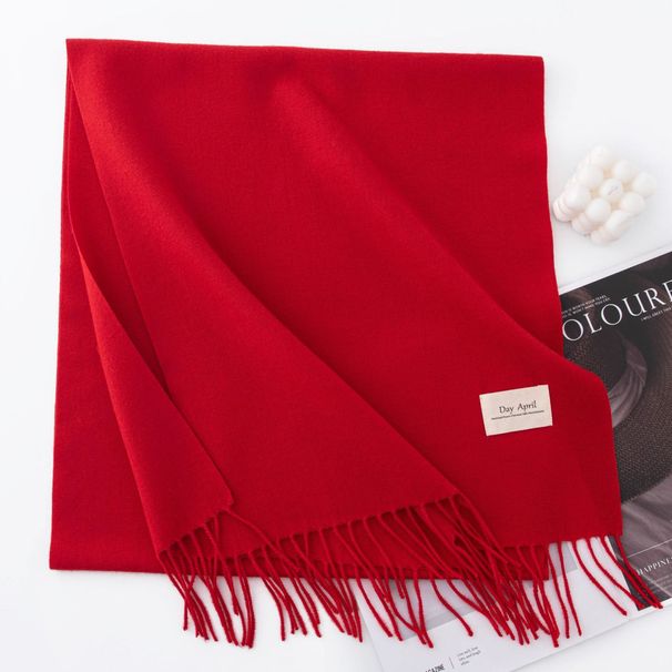 Cashmere blue with a winter high-end feel, imitating cashmere warmth in autumn and winter, Korean shawl scarf for women_viptrois.com