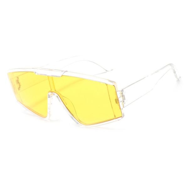 Punk Riding Glasses Full Frame One Piece Goggle Sunglasses Windproof Sun Ins Sunglasses_viptrois.com