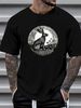 Full Moon Rabbit T Shirt Lover Bunny Desert Hare Mom Dad Soft Versatile Homme Comfortable Graphic Unisex Top For Everyday Wear Casual Slightly_viptrois.com