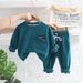 Boys Suit Autumn Clothes 2022 New Style Small Children's Clothes Spring And Autumn Style 1 Year Old 3 Boy Handsome Boy Baby Clothes_viptrois.com
