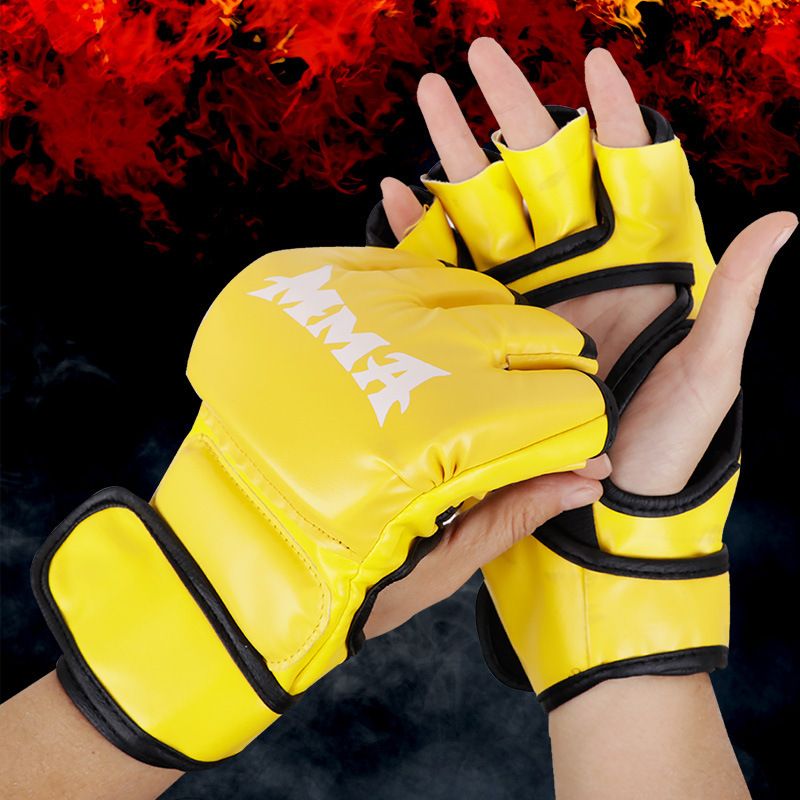 Boxing gloves adult Sanda fighting MMA free fighting training Fengzhi hitting sandbag sandbag can be used for children's training_viptrois.com
