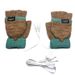 Heating Gloves USB electric heating gloves half finger flip electric heating gloves indoor and outdoor 2 use warm gloves_viptrois.com