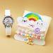 Children's cartoon quartz watch suit cute unicorn_viptrois.com