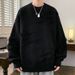 Men's Clothing Round Neck Sweater For Men In Autumn And Winter, Trendy Brand, Handsome Loose Knit Sweater For Men Retro Lazy Sweater Jacket_viptrois.com