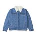 Lamb Wool Denim Jacket Men's Korean Version Slim-fitting Velvet Thickened Versatile Jacket Cotton-padded Jacket_viptrois.com