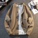 Extremely Simple Style Sweater Cardigan Jacket Knitted Sweater Men's Light Mature Style Casual Woolen Clothes_viptrois.com