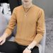 Spring And Inner Wear Youth Trend Slim Fit Knitted Thin Base Shirt Men's Sweater Autumn Top_viptrois.com