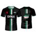 New Syria Football Jersey Men's Sports T-shirts Syrian Flag Street Oversized Tops Unisex Casual Graphic T-shirts Mens Gifts_viptrois.com