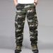 Men's Multi-Pocket Tactical Cargo Pants - Durable Outdoor Work Pants With Camo Design, Comfort Fit For Hiking, Travel & Daily Wear_viptrois.com
