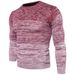 Pure Autumn Crew Neck Pullover Base Knitwear Korean Style Casual Men's Youth Long Sleeve Sweater_viptrois.com