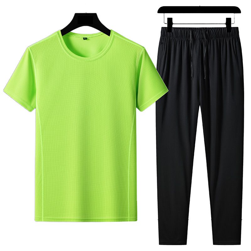 Men's Clothing Short-Sleeved Non-Hooded Spot Warm Sports Thin Leisure Suit_viptrois.com