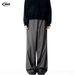 Men's Clothing Retro Design Silhouette Wide Leg Trousers For Women Straight Loose Cleanfit Trousers Trendy Men_viptrois.com