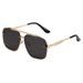 Square Sunglasses – Double Beam Cut Edge Metal Frame For Men & Women (Trendy Street Fashion)_viptrois.com