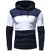 Men's Clothing Spring and Autumn New Men's Clothing Splicing Contrast Color Sweatshirt_viptrois.com