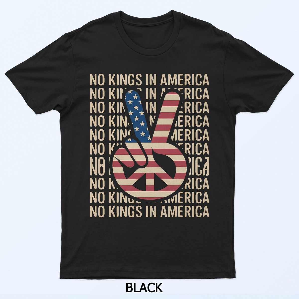 No Kings In America T-Shirt Mens Womens Tees Top_viptrois.com