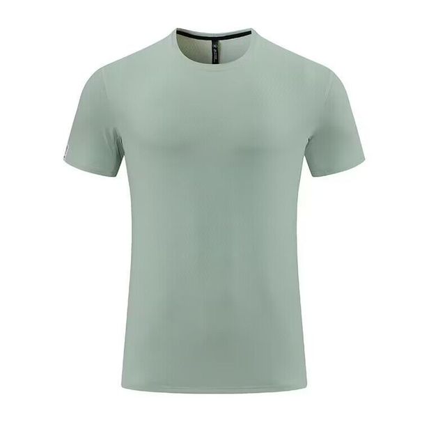 Men's Clothing Sports Quick-Drying Clothes T-Shirt Fitness Running Ice Silk Short-Sleeved Loose Breathable Round Neck Casual Clothes_viptrois.com