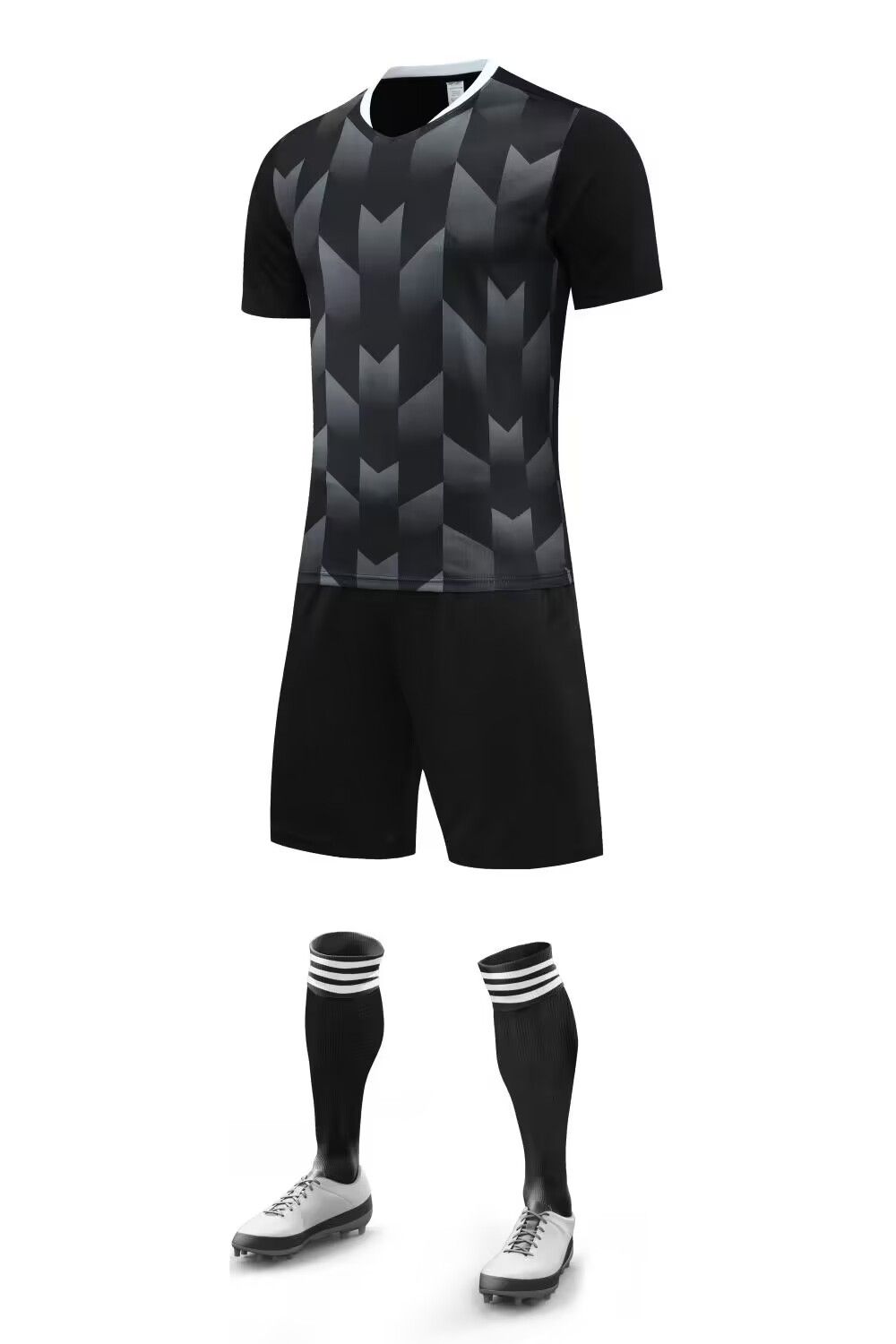 Men's Clothing breathable short-sleeved football jerseys competition training suits children's adult new football jersey suits trendy_viptrois.com