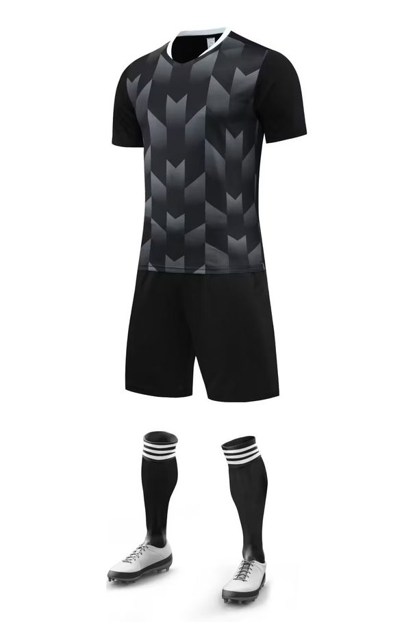 Men's Clothing breathable short-sleeved football jerseys competition training suits children's adult new football jersey suits trendy_viptrois.com