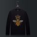 Men's Clothing long sleeved T shirt men's autumn new round neck trend tops bottoming shirt autumn clothes men's hot diamond bee_viptrois.com