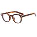 Women's Eyewear Frames Retro Personality Rice Nail Round Frame Anti Blue Light Flat Mirror Fashion Trend Flat Mirror Women's Versatile Glasses Frame_viptrois.com