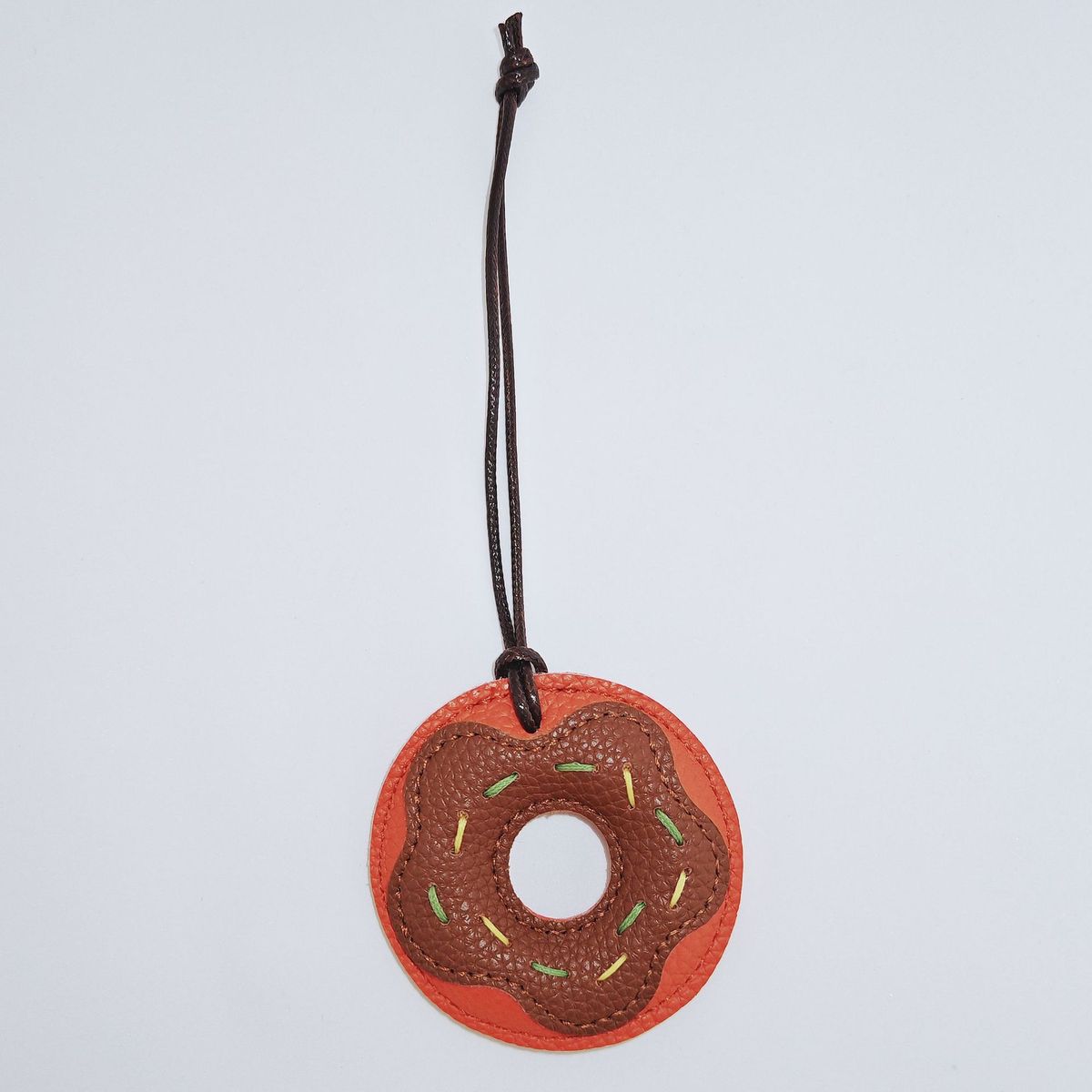 Bag Pendant Doughnut Bread Pendant, Car Pendant, Bag Pendant, Leather Pendant, Small Accessory_viptrois.com