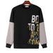 Pure Pure 2025 Autumn New Men's Loose Korean Style Round Neck Pullover Sweatshirt Long Sleeve Sports Base Shirt_viptrois.com
