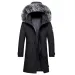 Herren Warm Weiße Enten Daunen Kapuzen Jacke Parkas Multi Taschen Mantel Männlich Winter Lange Männer Wind Dichte Daunen Jacke Mäntel_viptrois.com