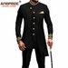 Men's Clothing African National Print Men Slim Fashion Two-piece Set_viptrois.com