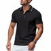 Men's Breathable Mesh Polo Shirt - Slim Fit Quick-Dry Short Sleeve T-Shirt For Golf & Casual Wear_viptrois.com