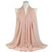 Unisex Solid color monochrome pearl chiffon shawl Long shawl Muslim shawl_viptrois.com