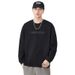 High End American Fashion Pure Cotton Long Sleeved T-Shirt For Men In Spring And Autumn 2025, Casual Loose Round Neck,_viptrois.com