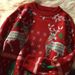 Christmas New Red Sweater Men's Winter Ins Loose And Versatile Casual Lazy Knitwear_viptrois.com