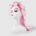 Long tube satin headband long hair care hat bow nightcap headdress hair accessories high end_viptrois.com