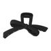 Korean Melange Color Minimalist Bowknot Hair Clip - Asymmetric Design Premium Matte Updo Shark Claw Clip_viptrois.com