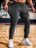 Men's Clothing Quick-Dry Cooling Sports Pants With Moisture-Wicking Fabric, Breathable & Comfortable For Casual Wear, Straight Leg Fit - Black_viptrois.com
