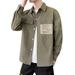Long-sleeved Shirt Men, New Autumn Casual Loose Shirt, Simple And Versatile Thin Jacket For Teenagers_viptrois.com