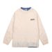 Men's Clothing fashion brand two piece white sweater salt autumn version trend loose lazy style knitted sweater winter_viptrois.com