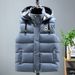 "Men's Quilted Vest – Warm Polyester Puffer Sleeveless Jacket (4 Colors, 7 Sizes)"_viptrois.com